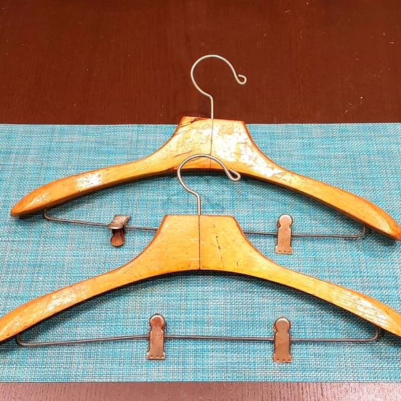 Suits & Blazers Vintage Wooden Hangers From 195s Poshmark